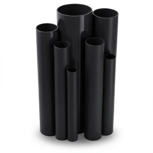 مواسير UPVC ضغط 6 بار قطر خارجي 88.7 مم سمك 2.9 مم لون اسود