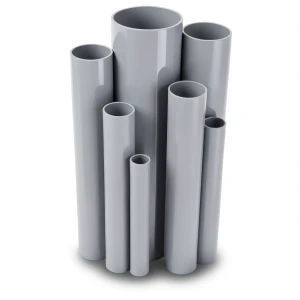 UPVC Pipes Outside Diameter 200 mm Thickness 5.9 mm Gray