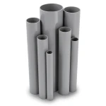 مواسير UPVC قطر خارجي 400 مم سمك 11.7 مم لون رمادي