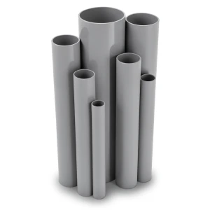 مواسير UPVC قطر خارجي 400 مم سمك 11.7 مم لون رمادي