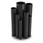 مواسير UPVC ضغط اسمي 15 بار قطر خارجي 75 مم سمك 4.8 مم لون اسود