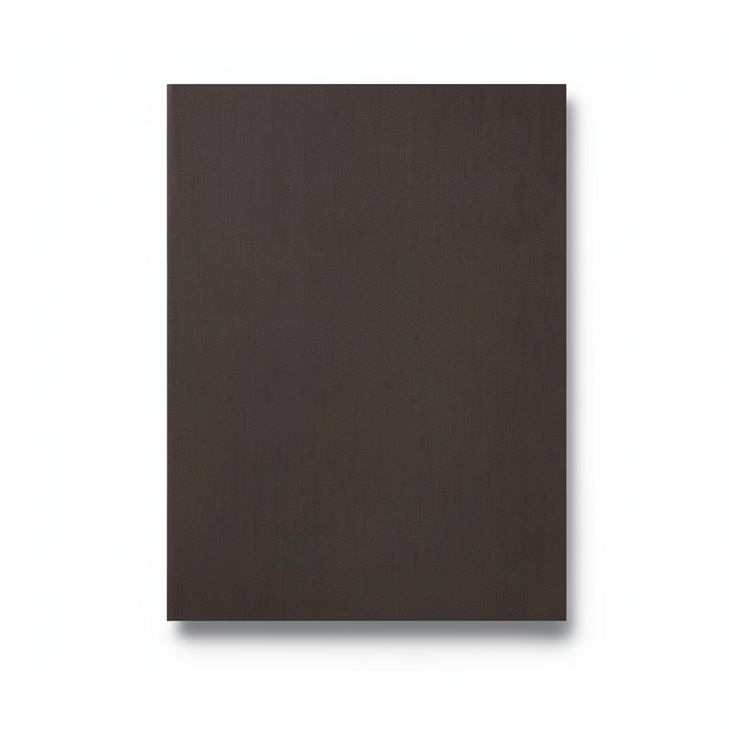 Italian Wallpaper Dark Brown Plain Design, Size 10mx0.73m, Model 275019