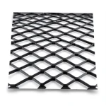Hot Rolled Black Steel Expanded Metal Mesh Bahri 1.2 mm Thickness 2.44 m Width 2 m Length