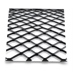 Hot Rolled Black Steel Expanded Metal Mesh Bahri 1.2 mm Thickness 2.44 m Width 2 m Length