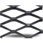 Hot Rolled Black Steel Expanded Metal Mesh Bahri 1.4 mm Thickness 2.44 m Width 2 m Length