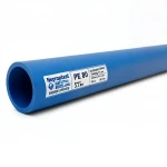مواسير HDPE نيبروبلاست PE 80 ضغط 3.2 بار قطر خارجي 140 مم سمك 3.5 مم لون ازرق   
