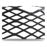 Hot Rolled Black Steel Expanded Metal Mesh Bahri 1.2 mm Thickness 2.44 m Width 3 m Length