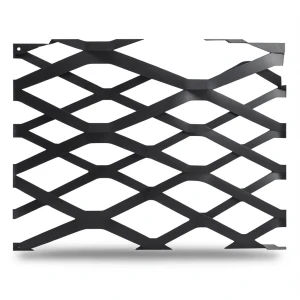 Hot Rolled Black Steel Expanded Metal Mesh Bahri 1.2 mm Thickness 2.44 m Width 3 m Length