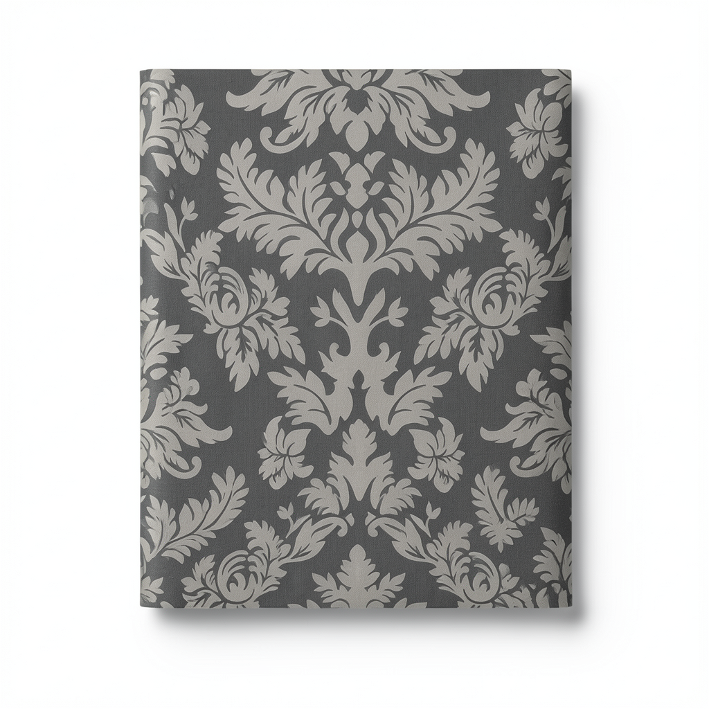 Classic Wallpaper Dark Gray, 10m x 0.53m, Model 474350