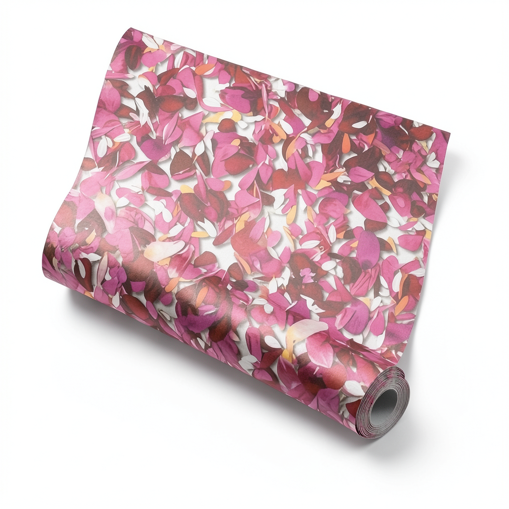 Floral Wallpaper 10m x 0.53m Pink, Model 476002