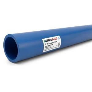 مواسير HDPE بولي إيثيلين عالي الكثافة PE 100 ضغط 12.5 بار قطر خارجي 400 مم سمك 29.4 مم أزرق | نيبروبلاست