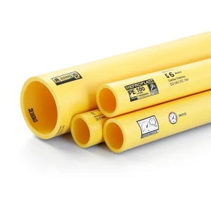 HDPE Pipes PE 100 Pressure 6 Bar Outside Diameter 500 mm Thickness 18.2 mm Yellow | NEPROPLAST