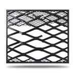 Hot Rolled Black Steel Expanded Metal Mesh Bahri 1.5 mm Thickness 2.44 m Width 4 m Length