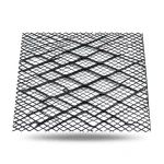 Hot Rolled Black Steel Expanded Metal Mesh Bahri 1.4 mm Thickness 2.44 m Width 2 m Length