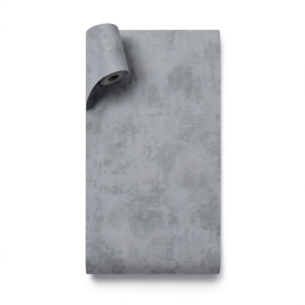 German Wallpaper Gray Color Length 10 m Width 0.53 m Model 10238-15
