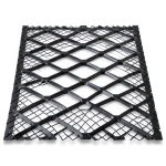 Hot Rolled Black Steel Expanded Metal Mesh Bahri 1.2 mm Thickness 2.44 m Width 3 m Length