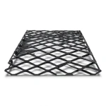 Hot Rolled Steel Expanded Metal Mesh 1.4 mm Thickness 2.44 m Width 3 m Length, Black