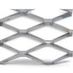 Hot Rolled Steel Expanded Metal Mesh Bahri 1.2 mm Thickness 2.44 m Width 4 m Length