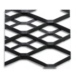 Hot Rolled Black Steel Expanded Metal Mesh Bahri Thickness 1.4 mm Width 2.44 m Length 4 m