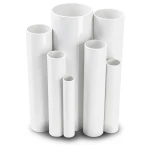 مواسير UPVC مقاس 3 إنش ضغط 12 بار قطر خارجي 88.7 مم سمك 4.6 مم لون أبيض