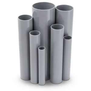 UPVC Pipes Nominal Pressure 12 Bar Outside Diameter 88.7 mm Thickness 4.6 mm Gray