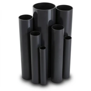 UPVC Pipes 12 Bar Pressure 88.7 mm Diameter 4.6 mm Thickness Black