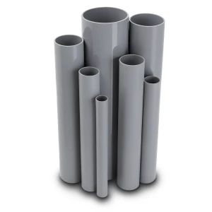 UPVC Pipes Outside Diameter 125 mm Thickness 3 mm Gray