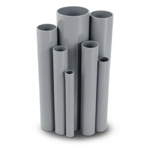 UPVC Pipes Outside Diameter 200 mm Thickness 4.5 mm Gray