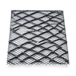 Hot Rolled Black Steel Expanded Metal Mesh Bahri 1.5 mm Thickness 2.44 m Width 5 m Length