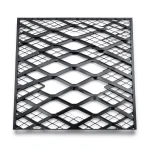 Hot Rolled Black Steel Expanded Metal Mesh Bahri 1.5 mm Thickness 2.44m Width 7m Length