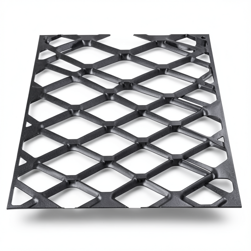 Hot Rolled Black Steel Expanded Metal Mesh Bahri 1.4 mm Thickness 2.44 m Width 5 m Length