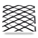 Hot Rolled Black Steel Expanded Metal Mesh Bahri 1.5 mm Thickness 2.44 m Width 5 m Length