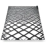 Hot Rolled Black Steel Expanded Metal Mesh Bahri 1.2 mm Thickness 2.44 m Width 6 m Length