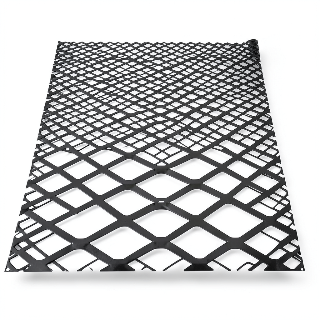 Hot Rolled Black Steel Expanded Metal Mesh Bahri 1.2 mm Thickness 2.44 m Width 6 m Length