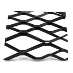 Hot Rolled Black Steel Expanded Metal Mesh Bahri 1.5 mm Thickness 2.44 m Width 6 m Length