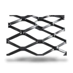 Hot Rolled Black Steel Expanded Metal Mesh Bahri 1.4 mm Thickness 2.44 m Width 6 m Length