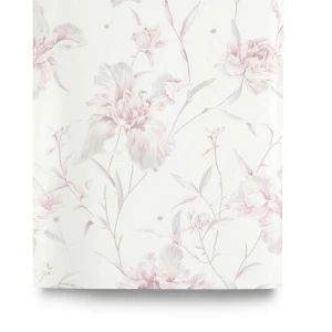 Italian Wallpaper Floral Design Off White, Size 10m x 1.06m