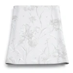 Italian Wallpaper Floral Design Pale Gray, Size 10m x 1.06m, Model 82747