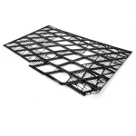 Hot Rolled Black Steel Expanded Metal Mesh 1.4 mm Thickness 2.44 m Width 7 m Length