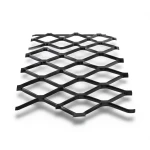 Hot Rolled Black Steel Expanded Metal Mesh Bahri 1.5 mm Thickness 2.44m Width 7m Length