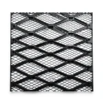 Hot Rolled Black Steel Expanded Metal Mesh Bahri 1.2 mm Thickness 2.44 m Width 7 m Length