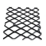 Hot Rolled Black Steel Expanded Metal Mesh 1.4 mm Thickness 2.44 m Width 7 m Length