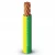6mm2 Single Electrical Wire 450/750V, Stranded Copper Conductor PVC Insulated, Yellow/Green Color | Alfanar