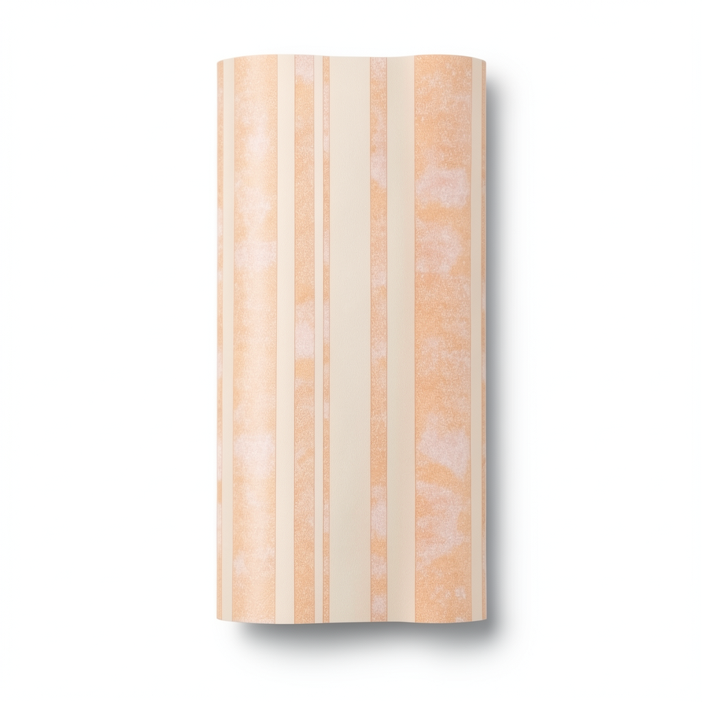 Italian Wall Covering 10m x 0.53m Light Orange, Model 6212
