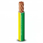 25mm Single Wire 450/750Rated Voltage, Stranded Copper Conductor PVC Insulation, Yellow/Green Color | Alfanar