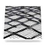 Bahri Hot Rolled Expanded Metal Mesh 1.8mm Black Steel 2.44m x 1m by Bait Al Tatawor