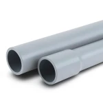 أنابيب UPVC ضغط اسمي 16 بار قطر خارجي 75 مم سمك 5.60 مم لون رمادي