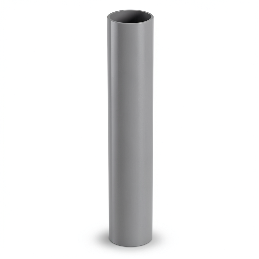 UPVC Pipes Outside Diameter 160 mm Thickness 3.6 mm Gray