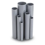 مواسير UPVC قطر خارجي 200 مم سمك 4.5 مم لون رمادي