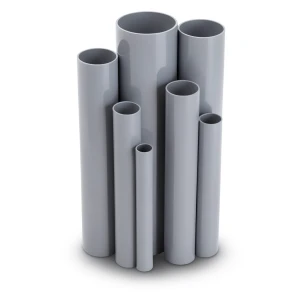 UPVC Pipes Outside Diameter 200 mm Thickness 4.5 mm Gray